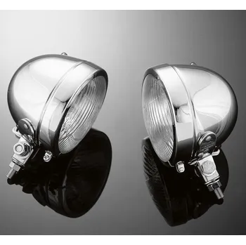 Osvětlení pro motocykl Světlo přídavné BATES provedení: černá, žárovka: H3 12V55W, hloubka: 90 mm, balení: 1 ks