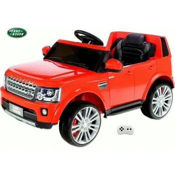 Dětské elektrovozidlo Land Rover Discovery HSE s 2.4G, jednomístný, červený