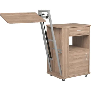 Noční stolek REHABED, Noční stolek VIRGO s výškově stavitelnou jídelní deskou VIRGO LUX