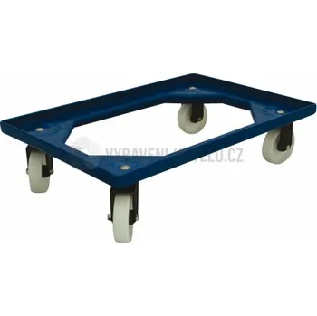 Vozík 2 ot.kolečka guma - modrý 4420237