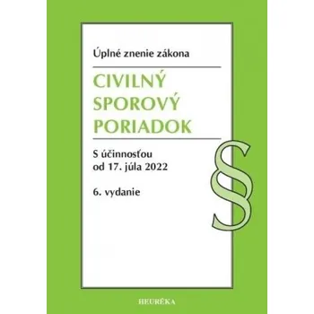 Civilný sporový poriadok Úzz 6 vyd 4 2022