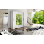 ArtAdrk Šatní skříň DORRIGO | 150 cm Skříň: Dor01 / bílá