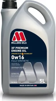 Motorový olej Millers Oils XF Premium 0W-16 5 l