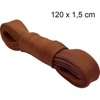 Tkaničky do bot Blingstar Široké tkaničky do bot tepláků kalhot mikiny 120/1,5 cm hnědé PM