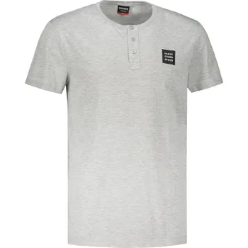 Pánské triko s krátkým rukávem SAM 73 GIDEON MT 804 SVĚTLE ŠEDÁ S