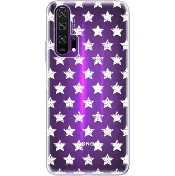 Pouzdro na mobilní telefon Odolné silikonové pouzdro iSaprio - Stars Pattern - white - Honor 20 Pro