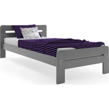 Postel BMS Jednolůžková postel DALLAS | 90 x 200 cm Barva: Šedá