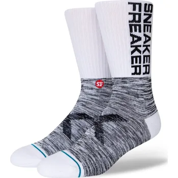 Pánská móda stance Ponožky freaker crew socks white