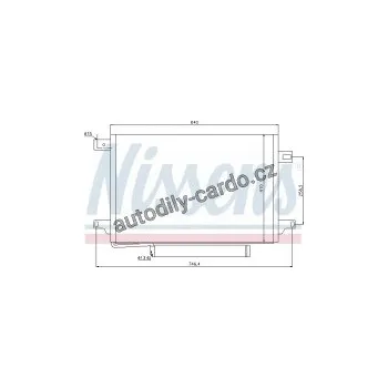 Motor automobilu Chladič klimatizace NISSENS 940054