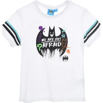 Chlapecké tričko Bílé chlapecké tričko s potiskem Batman Velikost: 104