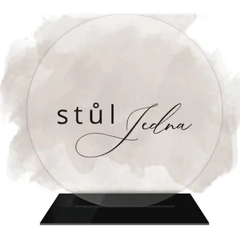 Svatební dekorace Plexi číslo stolu MOLY