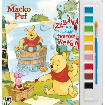 omalovánky Vymaľovanka s farbami: Macko Puf - JIRI MODELS  [SK] (2014)