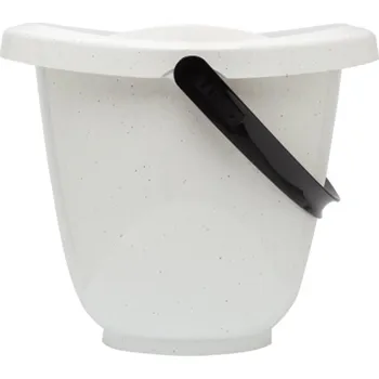 koupací vanička LUMA BABYCARE Luma kyblík na pleny s víkem Speckles White