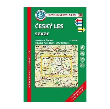 Český les - sever - mapa KČT 1:50 000 číslo 28 - 7. vydání 2021 - Klub Českých Turistů