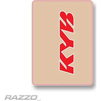 Vidlice na kolo Polep na vidlice DCore Upper Fork Decal KYB Red