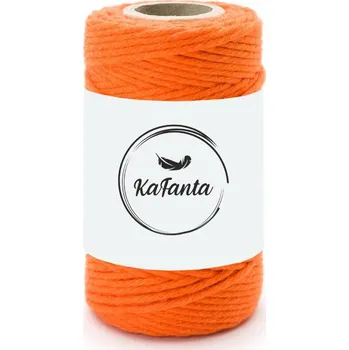 Příze Macrame příze KaFanta PREMIUM 2mm/50m - orange