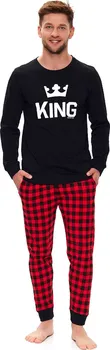 Pánské pyžamo Dn Nightwear King PMB.9761 černé