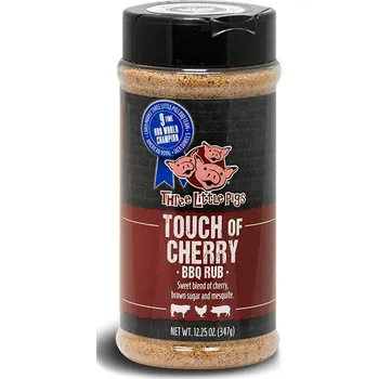 Koření Three Little Pigs Touch Of Cherry BBQ Rub 347 g