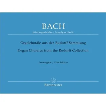 Hudebniny Varhanní chorály z Rudorffovy sbírky