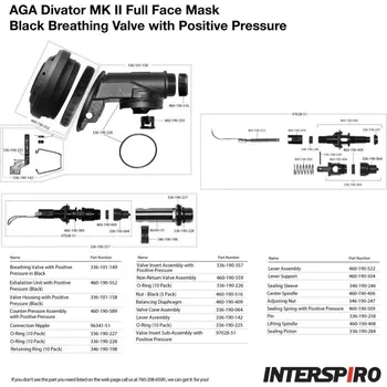 Potápěčská maska Podložka AGA 336-190-638, Interspiro
