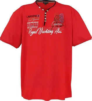 Pánské tričko Lavecchia 608 červené 5XL