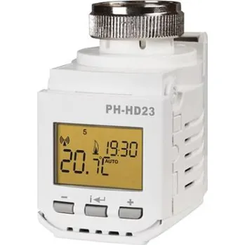 Hlavice pro radiátor PH HD23 - digitální bezdrátová hlavice pro radiátory s LCD displejem pro centrální řízení vytápění Pocket Home