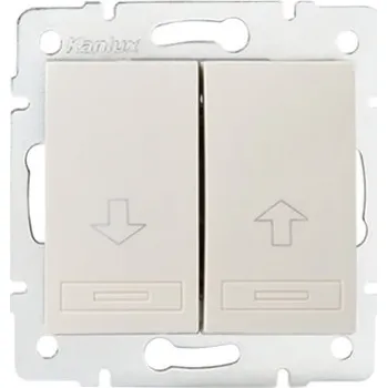 vypínač KANLUX DOMO Žaluziové tlačítko - krémová