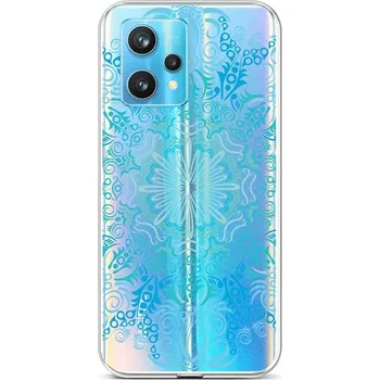Pouzdro na mobilní telefon Kryt Realme 9 Pro+ silikon Blue Mandala (obal neboli pouzdro na Realme 9 Pro+)