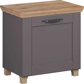 Komoda Komoda jednodvéřová dub artisan/šedá CONTEMPO
