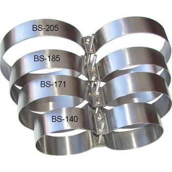 Skruže nerez na dvojče 173 -204 mm, LOLA 185