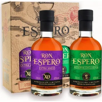 Rum Espero Reserva Exclusiva + Extra Aňejo XO 2x0,2l 40% GB