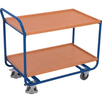 Plošinový vozík Stolní vozík VARIOfit s jedním madlem, 1000 x 600 mm, nosnost 200 kg