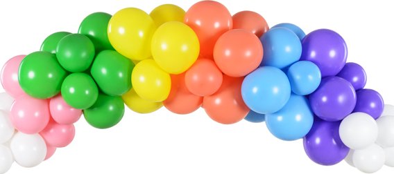 Balónková girlanda Duha 2m