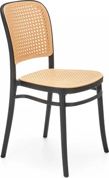 Jídelní židle Halmar K483 přírodní/černá