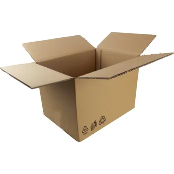Obalový materiál Kartonová krabice, 5vrstvá, délka 800 mm, šířka 600 mm, výška 600 mm
