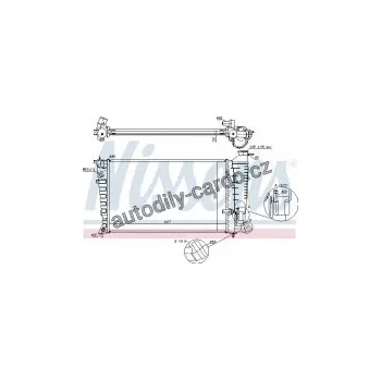 Chladič motoru Chladič motoru NISSENS 61329A