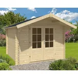 Zahradní srubový domek 28 mm Perlund 300X380 (Zahradní srubový domek 28 mm)