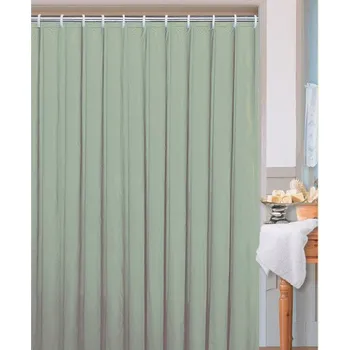 Sprchový závěs Vesna Sprchový textilní závěs 180x180 cm Zelený