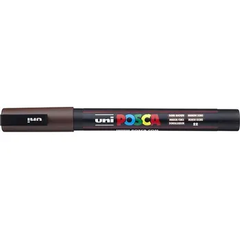 Posca popisovač / 0,9–1,3 mm - tm. hnědá