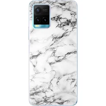 Pouzdro na mobilní telefon Silikonové pouzdro iSaprio - Vivo Y21 / Y21s / Y33s - White Marble 01 (Odolný silikonový kryt, obal, pouzdro iSaprio - Vivo Y21 / Y21s / Y33s - White Marble 01 - skvělá ochrana a pružnost, stylový UV potisk, lehkost, tiskne se v České republice)