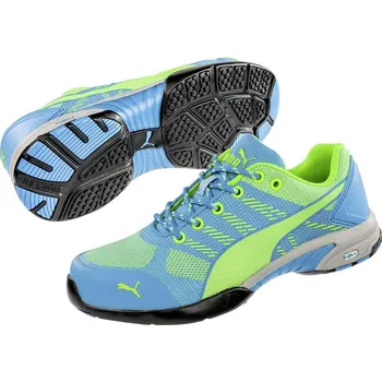 PUMA Celerity Knit Low S1P modrá/zelená…