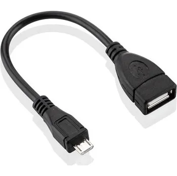 Kabel GoGEN USB/micro USB, OTG - černý