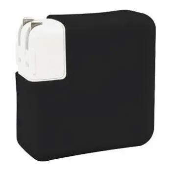 Silikonový ochranný obal na adaptér 60W - černý