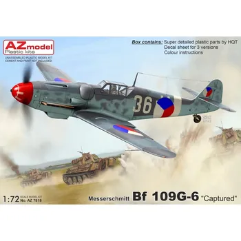 Plastikový model 1:72 Messerschmitt Bf 109 G-6 „Captured“