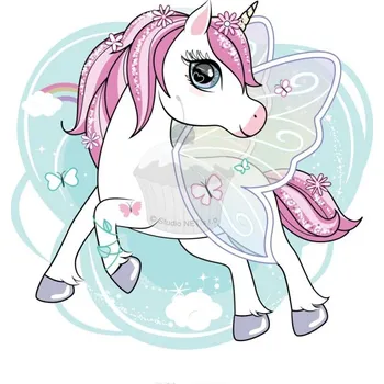 Jedlá dekorace na dort Caketools Jedlý papír "Jednorožci 3" - A4