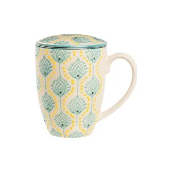 Hrnek s čajovým sítkem Boho Chic 400 ml