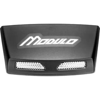 Helma na motorku Zadní kryty ventilace pro přilby modulo 2.0, cassida (černá matná, vč. bílého loga)