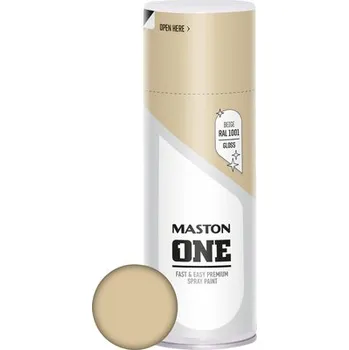 Barva ve spreji Barva ve spreji ONE 400ml béžová lesk RAL1001