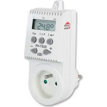 Elektrická zásuvka PH TS20 - Tepelně spínaná programovatelná zásuvka bezdrátově ovladatelná pro centrální řízení vytápění Pocket Home