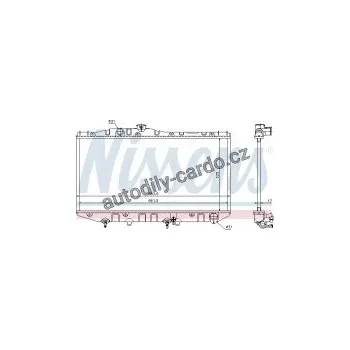 Motor automobilu Chladič motoru NISSENS 64735